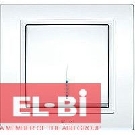 Выключатель 1-кл. с подсветкой белый El-Bi Zena 500-010200-201